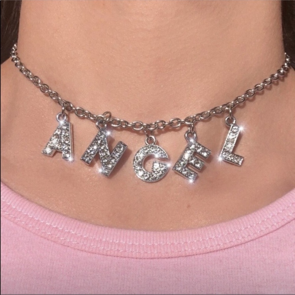 Angel signature necklace 🤍